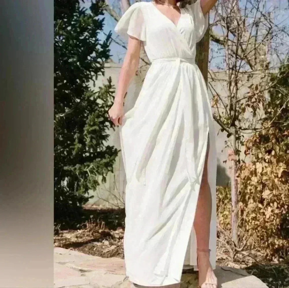 Baltic Born Dresses & Skirts - Nwt White Baltic Born Kristina Maxi Dress